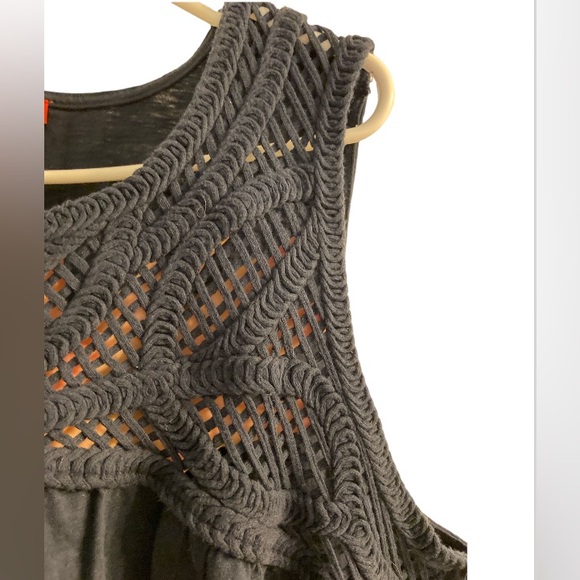 3X Joe Fresh 100% Cotton Top with Crochet Yoke - Picture 4 of 11